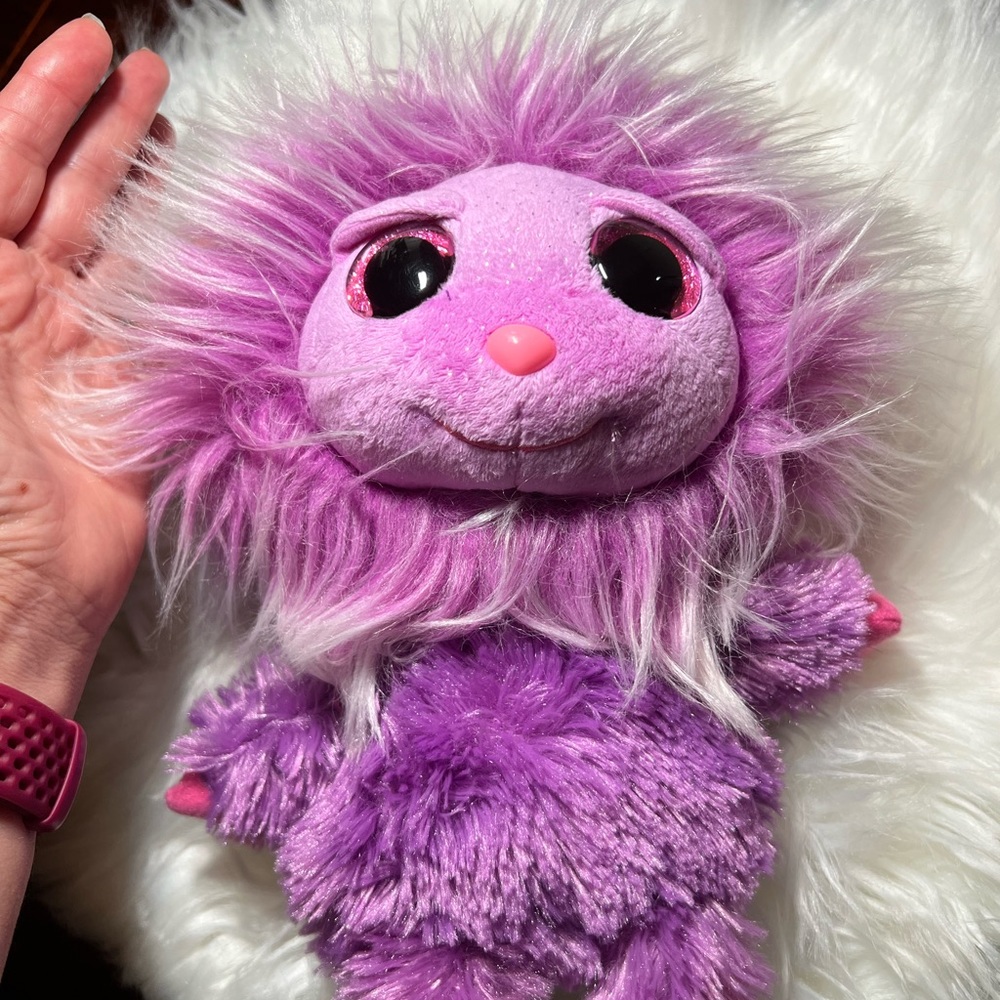 Ty Frizzys Zwippy 9” Plush Stuffed Monster Toy Sparkle Big Eyes - Picture 4 of 16